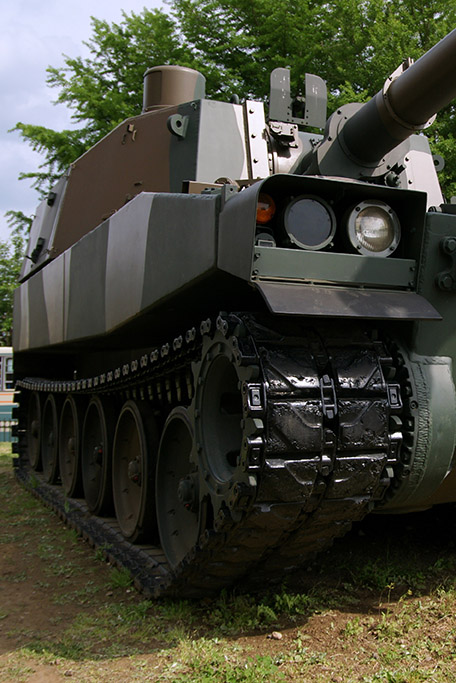 tank coated by Coating Systems for chemical resistance and camouflage