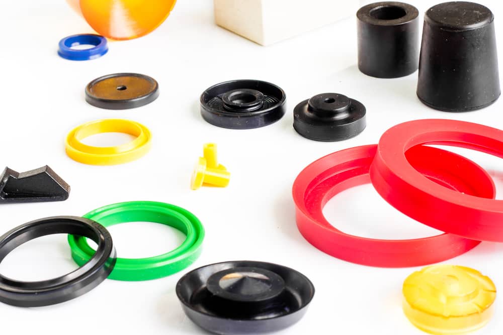 Assortment of O-rings and quad seals