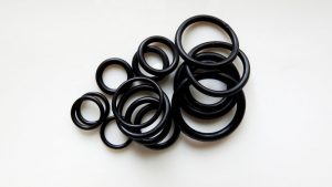 Different sized rubber grommets