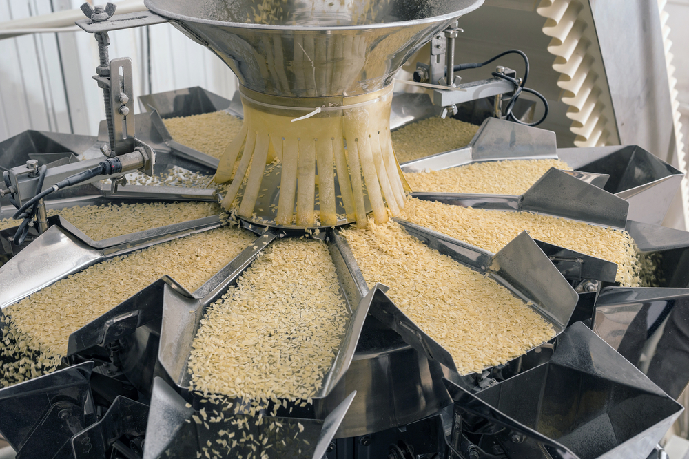 Automated Food Processing Facility Making Pasta